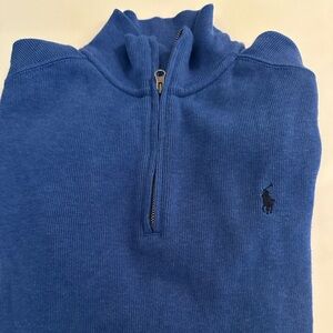 Three quarter zip sweater